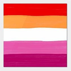 Lesbian Posters - Lesbian flag Poster TP1503