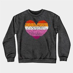 Lesbian Sweatshirts - Lesbian Pride Flag Sweatshirt TP1503