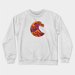 Lesbian Sweatshirts - The Great Lesbian Wave Sweatshirt TP1503
