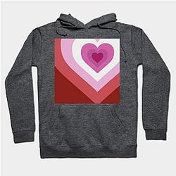 Lesbian Hoodies - Lesbian Heart Hoodie TP1503