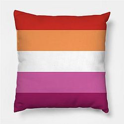 Lesbian Pillows - Lesbian Pride Flag Pillow TP1503