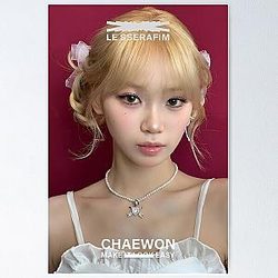 Le Sserafim Chaewon Easy Kim Chaewon Poster