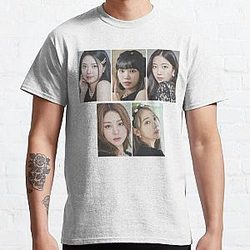 Le SSerafim Fearless Sakura Garam Eunchae Chaewon Kazuha Yunjin Kpop K-pop Classic T-Shirt