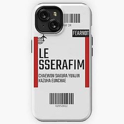Le Sserafim Boarding Pass iPhone Tough Case