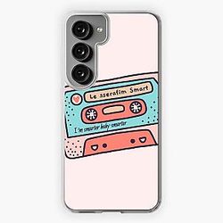 Le sserafim smart retro cassette tape  Samsung Galaxy Soft Case