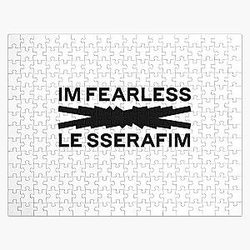 Le sserafim logo - les serafim band girl Jigsaw Puzzle