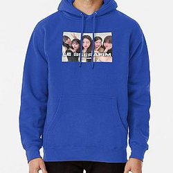 LE SSERAFIM group sticker  Pullover Hoodie