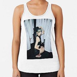 LE SSERAFIM SAKURA - EASY  Racerback Tank Top