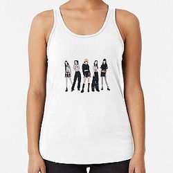 LE SSERAFIM ANTIFRAGILE Digital Illustration Racerback Tank Top