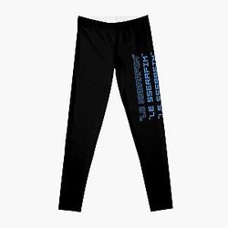 LE SSERAFIM Blue Leggings