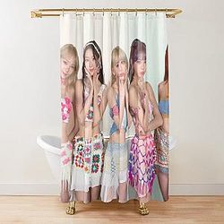 LE SSERAFIM - EASY  Shower Curtain