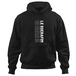 LE SSERAFIM Typography Hoodies