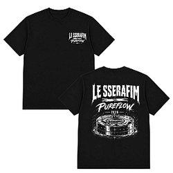 LE SSERAFIM Pureflow Tour 2026 HTCT2907 Le Sserafim T-Shirts