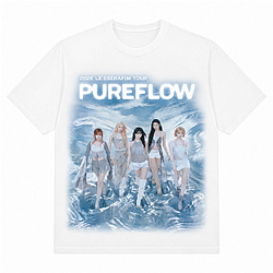 Le Sserafim "Pureflow Tour" Pics HTCT2907 Le Sserafim T-Shirts