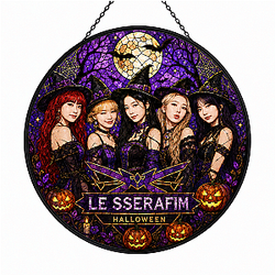 [Exclusive] LE SSERAFIM Halloween Stained NTMD0409 Le Sserafim Suncatcher  