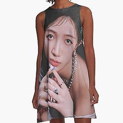 LE SSERAFIM KAZUHA - EASY  A-Line Dress