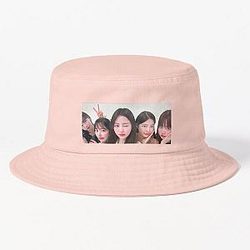 LE SSERAFIM group sticker  Bucket Hat
