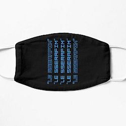 LE SSERAFIM Blue Flat Mask