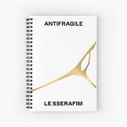 Le Sserafim Antifragile Spiral Notebook