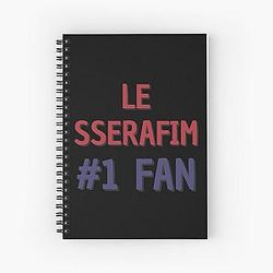 Le Sserafim #1 Fan Spiral Notebook