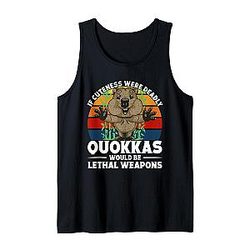 If Cuteness Were Deadly Quokkas Would Be Lethal Weapons Tank Top