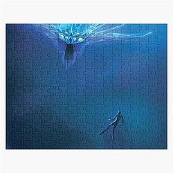 Subnautica Ghost Leviathan Poster Jigsaw Puzzle