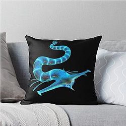 Subnautica Ghost Leviathan Throw Pillow