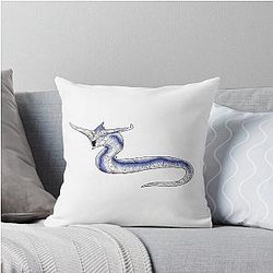 Subnautica Ghost Leviathan Throw Pillow