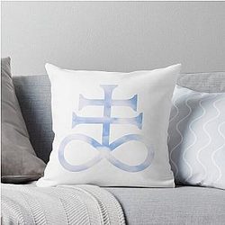 Leviathan Cross Clouds Throw Pillow