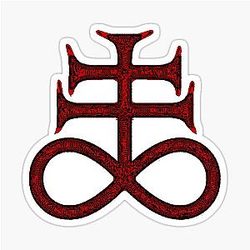 Leviathan Cross of Sulphur Sticker