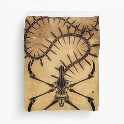 Reaper Leviathan Skeleton Duvet Cover