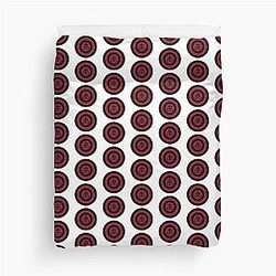 Satanic Black Shield Leviathan Cross Duvet Cover