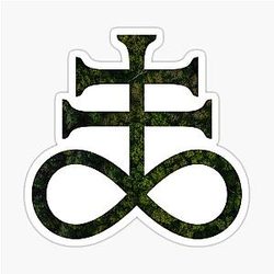 Leviathan Cross Forest Sticker