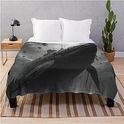 The Leviathan Ascends Throw Blanket