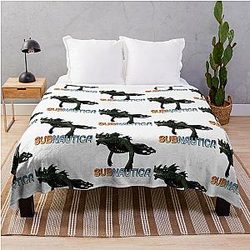 Subnautica Sea Dragon Leviathan Throw Blanket