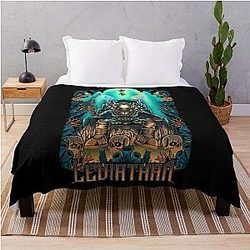 Leviathan Diver Throw Blanket