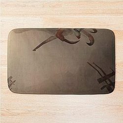 Subnautica Reaper Leviathan Poster Bath Mat