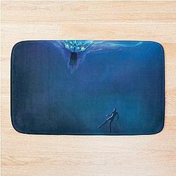 Subnautica Ghost Leviathan Poster Bath Mat