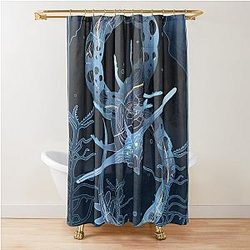 Ghost Leviathan Shower Curtain