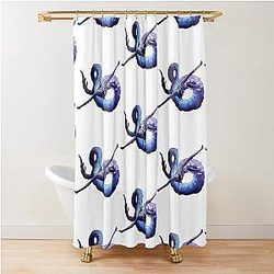 Ghost Leviathan Shower Curtain