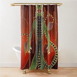 Sea Dragon Leviathan Shower Curtain