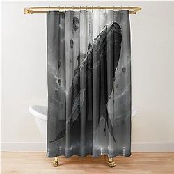 Leviathan Ascends Shower Curtain