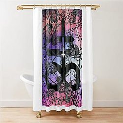 Leviathan in Color Shower Curtain
