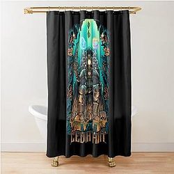 Leviathan Diver Shower Curtain