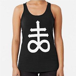 Crux Satanus Leviathan Cross Racerback Tank Top