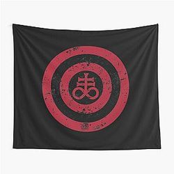 Satanic Leviathan Cross Tapestry