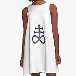 Leviathan cross Stars A-Line Dress