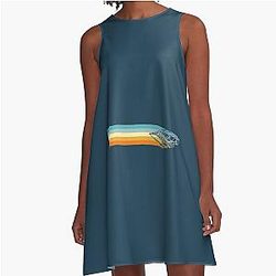 Vintage Leviathan A Line Dress