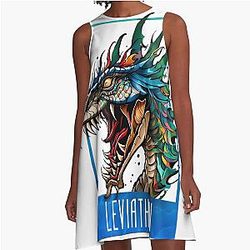 Leviathan Monster A-Line Dress