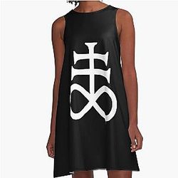 Sigil of Leviathan A Line Dress